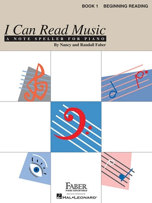 I Can Read Music, Book 1: Beginning Reading Paperback Faber Piano Adventures