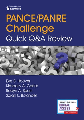 Pance/Panre Challenge: Quick Q&A Review Paperback Springer Publishing Company