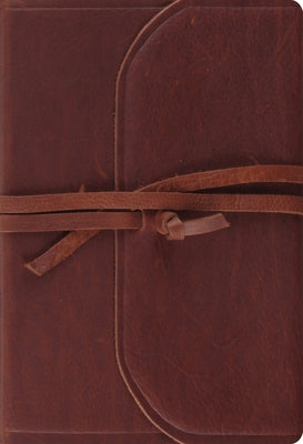 ESV Student Study Bible (Natural Leather, Brown, Flap with Strap) Bible Crossway
