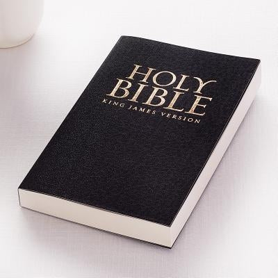 KJV Budget Gift & Award Soft Cover Black Paperback Christian Art Gifts Inc