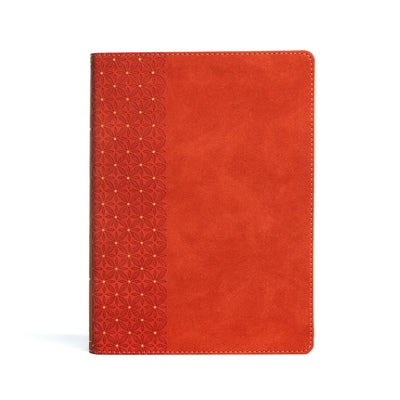 CSB Study Bible, Coral Leathertouch, Indexed Bible Holman Bibles