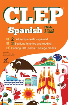 CLEP Spanish 2017 Paperback Xamonline.com