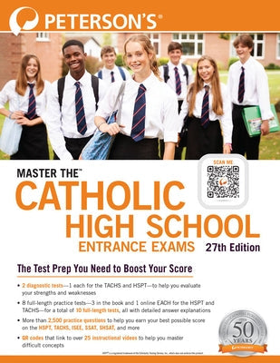 Master The(tm) Catholic High School Entrance Exams Paperback Peterson's
