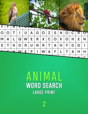 Animal Word Search Large Print 2: Word hunting puzzle book for Dementia and Alzhiemers patients Mental stimulation and memory loss game for seniors Vo by Studio, Dementia Activity