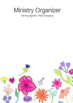 Jehovah's Witnesses Ministry Organizer, Month at a Glance Agenda + Records + Notes Paperback Crazy Brainz