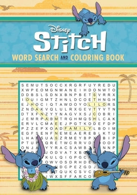 Disney Stitch Word Search and Coloring Book Paperback Thunder Bay Press