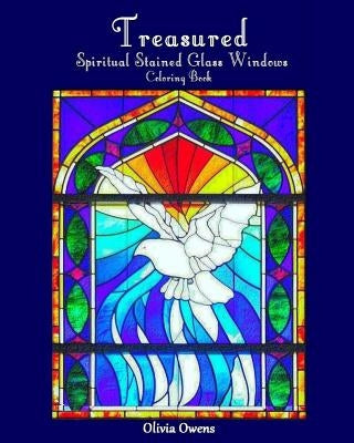 Treasured: Spiritual Stained Glass Windows Coloring Book Paperback Createspace Independent Publishing Platform