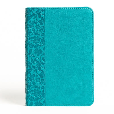 NASB Large Print Compact Reference Bible, Teal Leathertouch Bible Holman Bibles