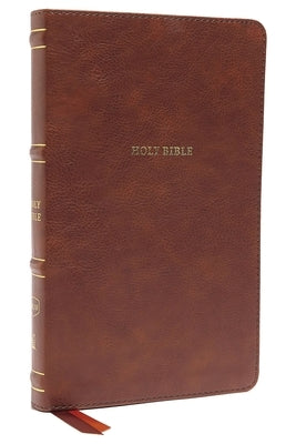 Nkjv, Thinline Bible, Leathersoft, Brown, Red Letter Edition, Comfort Print: Holy Bible, New King James Version Bible Thomas Nelson