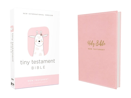 Niv, Tiny Testament Bible, New Testament, Leathersoft, Pink, Comfort Print Bible Zonderkidz