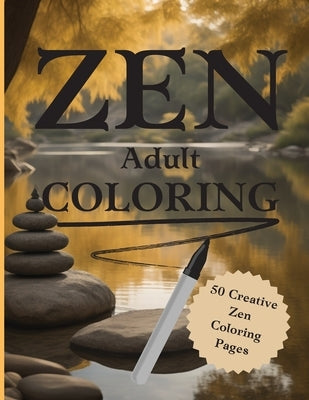 Zen Coloring Book for Adults. Paperback Abicam Books