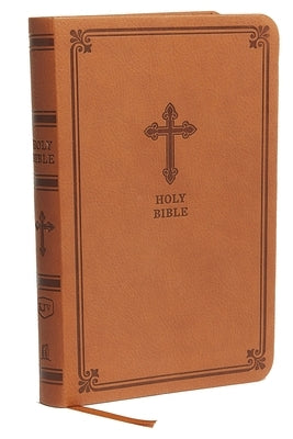 Kjv, Value Thinline Bible, Compact, Leathersoft, Brown, Red Letter Edition, Comfort Print Bible Thomas Nelson