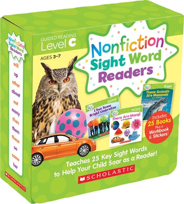 Nonfiction Sight Word Readers: Guided Reading Level C (Parent Pack): Teaches 25 Key Sight Words to Help Your Child Soar as a Reader! Boxed Set Scholastic Teaching Resources