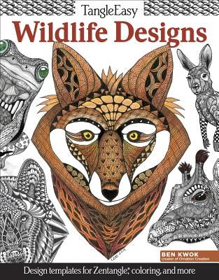 Tangleeasy Wildlife Designs: Design Templates for Zentangle(r), Coloring, and More Paperback Design Originals