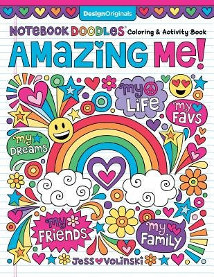 Notebook Doodles Amazing Me: Coloring & Activity Book Paperback Design Originals