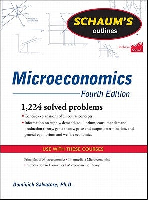 Schaum's Outline of Microeconomics Paperback McGraw-Hill Companies