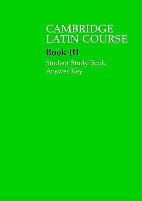 Cambridge Latin Course 3 Student Study Book Answer Key Paperback Cambridge University Press