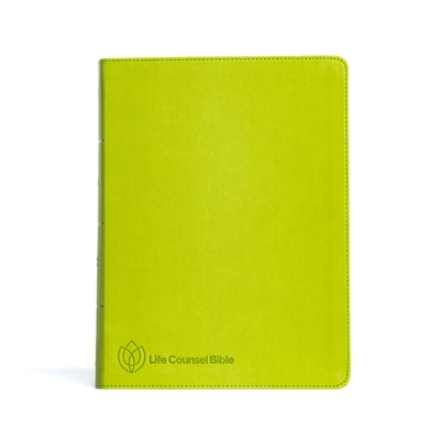CSB Life Counsel Bible, Apple Green Leathertouch: Practical Wisdom for All of Life Bible Holman Bibles
