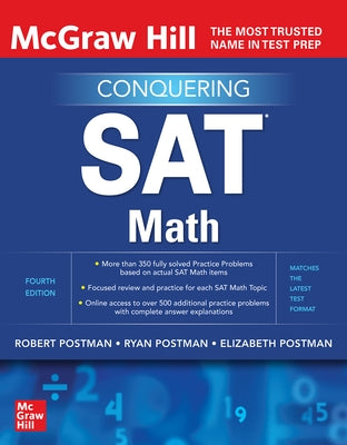 McGraw-Hill Education Conquering SAT Math, Fourth Edition Paperback McGraw-Hill Companies