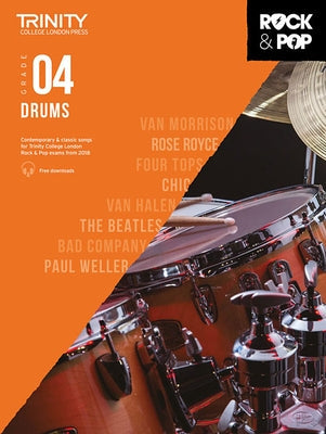 Trinity Rock & Pop 2018 Drums: Grade 4 by