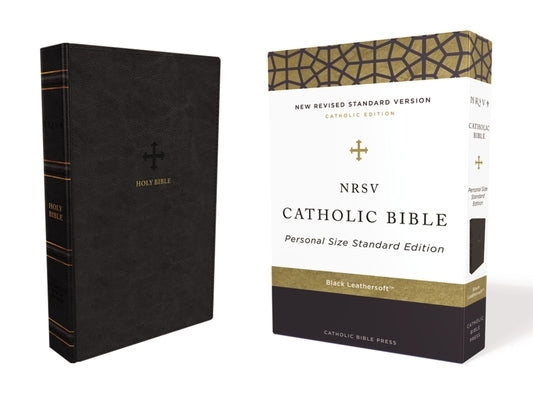 Nrsv, Catholic Bible, Standard Personal Size, Leathersoft, Black, Comfort Print: Holy Bible Bible Catholic Bible Press