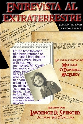 ENTREVISTA AL EXTRATERRESTRE (Sin las notas al pie) Paperback Lulu.com