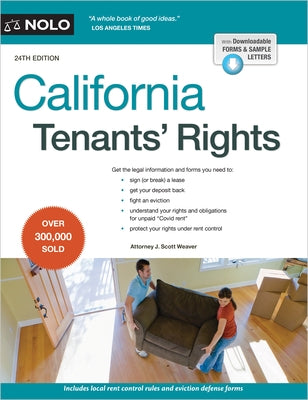 California Tenants' Rights Paperback NOLO
