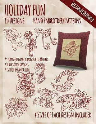 Holiday Fun Hand Embroidery Patterns Paperback Createspace Independent Publishing Platform