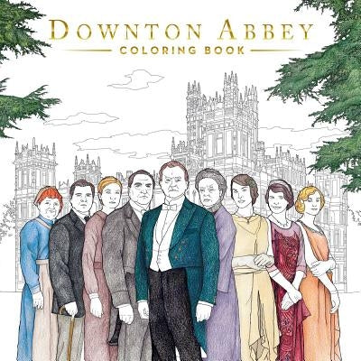 Downton Abbey: The Official Coloring Book (Gold Foil Gift Edition) Paperback Buzzpop