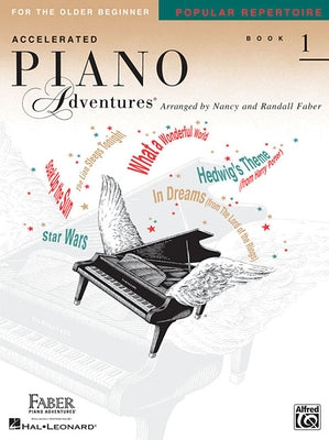 Accelerated Piano Adventures for the Older Beginner - Popular Repertoire Book 1 Paperback Faber Piano Adventures