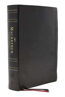 Nkjv, MacArthur Study Bible, 2nd Edition, Genuine Leather, Black, Comfort Print: Unleashing God's Truth One Verse at a Time Bible Thomas Nelson