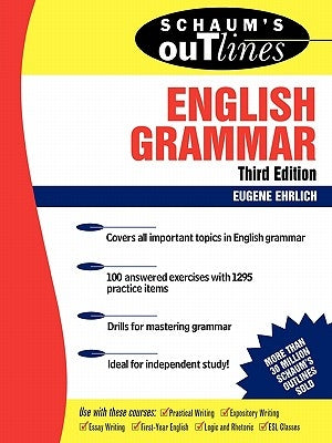 Schaum's Outline of English Grammar Paperback McGraw-Hill Companies