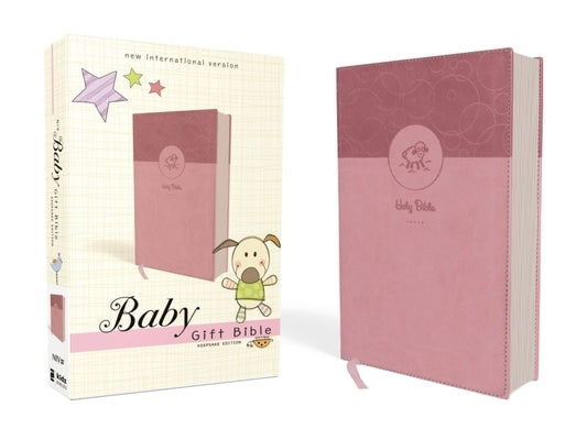 Niv, Baby Gift Bible, Holy Bible, Leathersoft, Pink, Red Letter, Comfort Print: Keepsake Edition Bible Zonderkidz