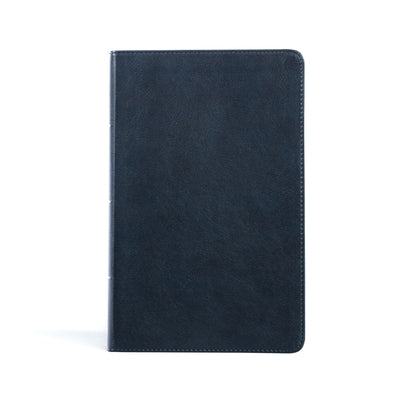 CSB Single-Column Personal Size Bible, Navy Leathertouch Bible Holman Bibles