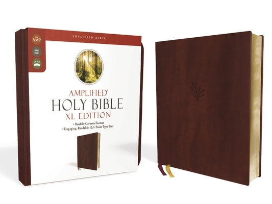 Amplified Holy Bible, XL Edition, Leathersoft, Burgundy Bible Zondervan