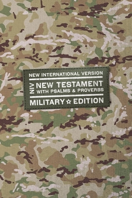 Niv, New Testament with Psalms and Proverbs, Military Edition, Compact, Paperback, Military Camo, Comfort Print Bible Zondervan