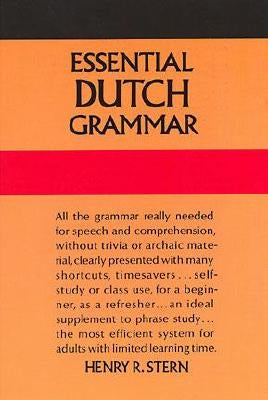 Essential Dutch Grammar Paperback Dover Publications