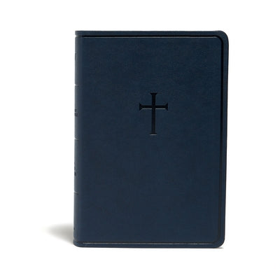 KJV Everyday Study Bible, Navy Cross Leathertouch Bible Holman Bibles