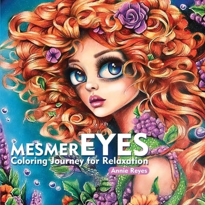 Mesmereyes. Coloring Journey for Relaxation. Stress Relief Greyscale Coloring Book for Adults Paperback Hivedeco