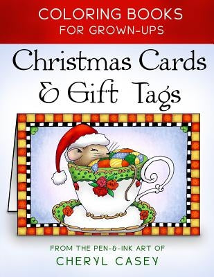 Christmas Cards & Gift Tags: Coloring Books for Grownups, Adults Paperback Createspace Independent Publishing Platform