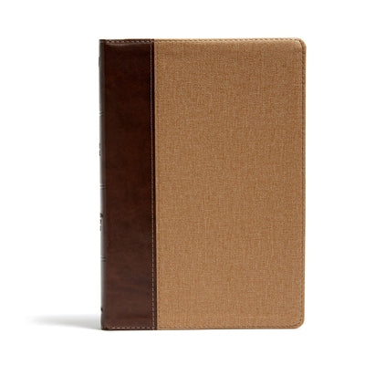 KJV Rainbow Study Bible, Brown/Tan Leathertouch: Ribbon Marker, Color-Coded Text, Smythe Sewn Binding, Easy to Read Bible Font, Bible Study Helps, Ful Bible Holman Bibles