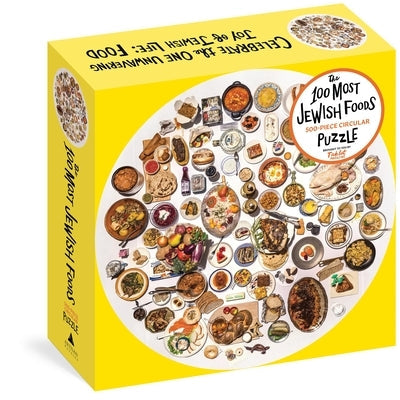 The 100 Most Jewish Foods: 500-Piece Circular Puzzle Other Artisan Publishers