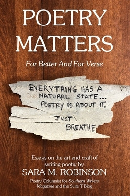 Poetry Matters: For Better And For Verse Paperback Cedar Creek Pub