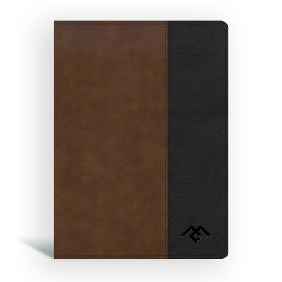 CSB Men of Character Bible, Brown/Black Leathertouch Bible Holman Bibles