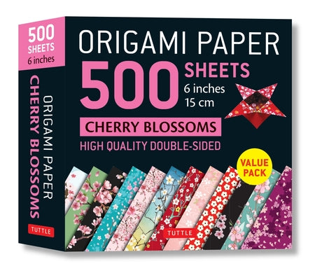Origami Paper 500 Sheets Cherry Blossoms 6 (15 CM): Tuttle Origami Paper: Double-Sided Origami Sheets Printed with 12 Different Patterns (Instructions Other Tuttle Publishing