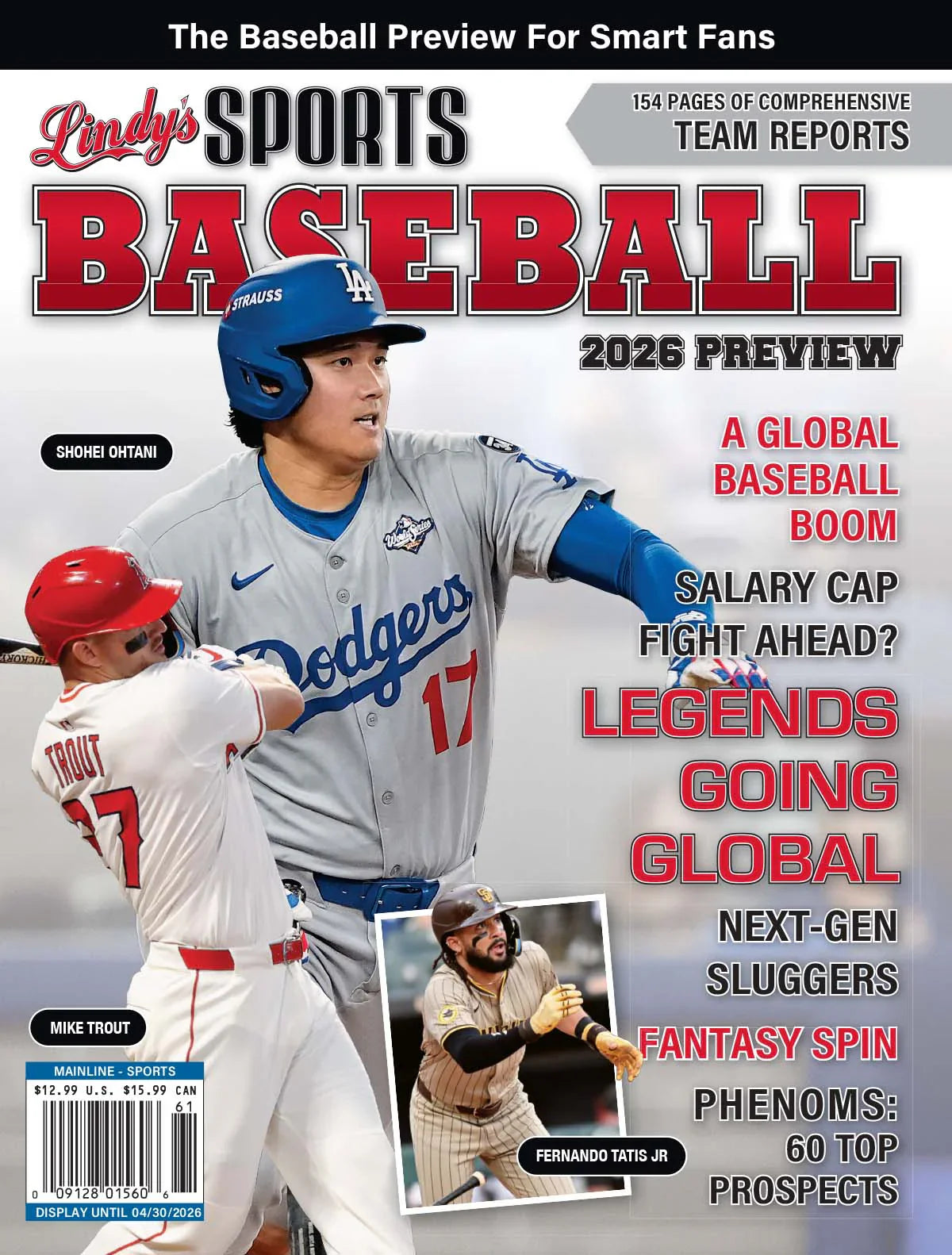 2026 Lindy's Baseball Preview Magazine / Covers Vary