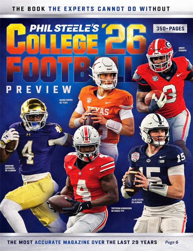 Pre Order Phil Steele's College Football 2026-27