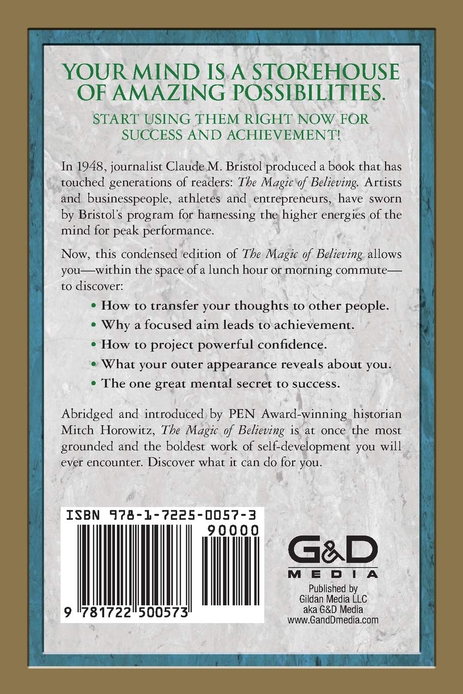 The Magic of Believing (Condensed Classics): The Immortal Program to Unlocking the Success-Power of Your Mind - SureShot Books Publishing LLC