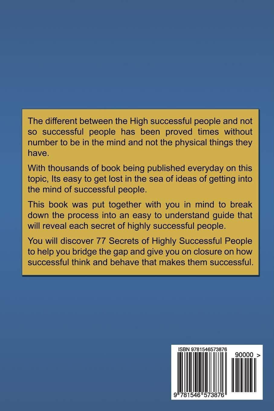 77 Secrets and Habits of Highly Successful People - SureShot Books Publishing LLC