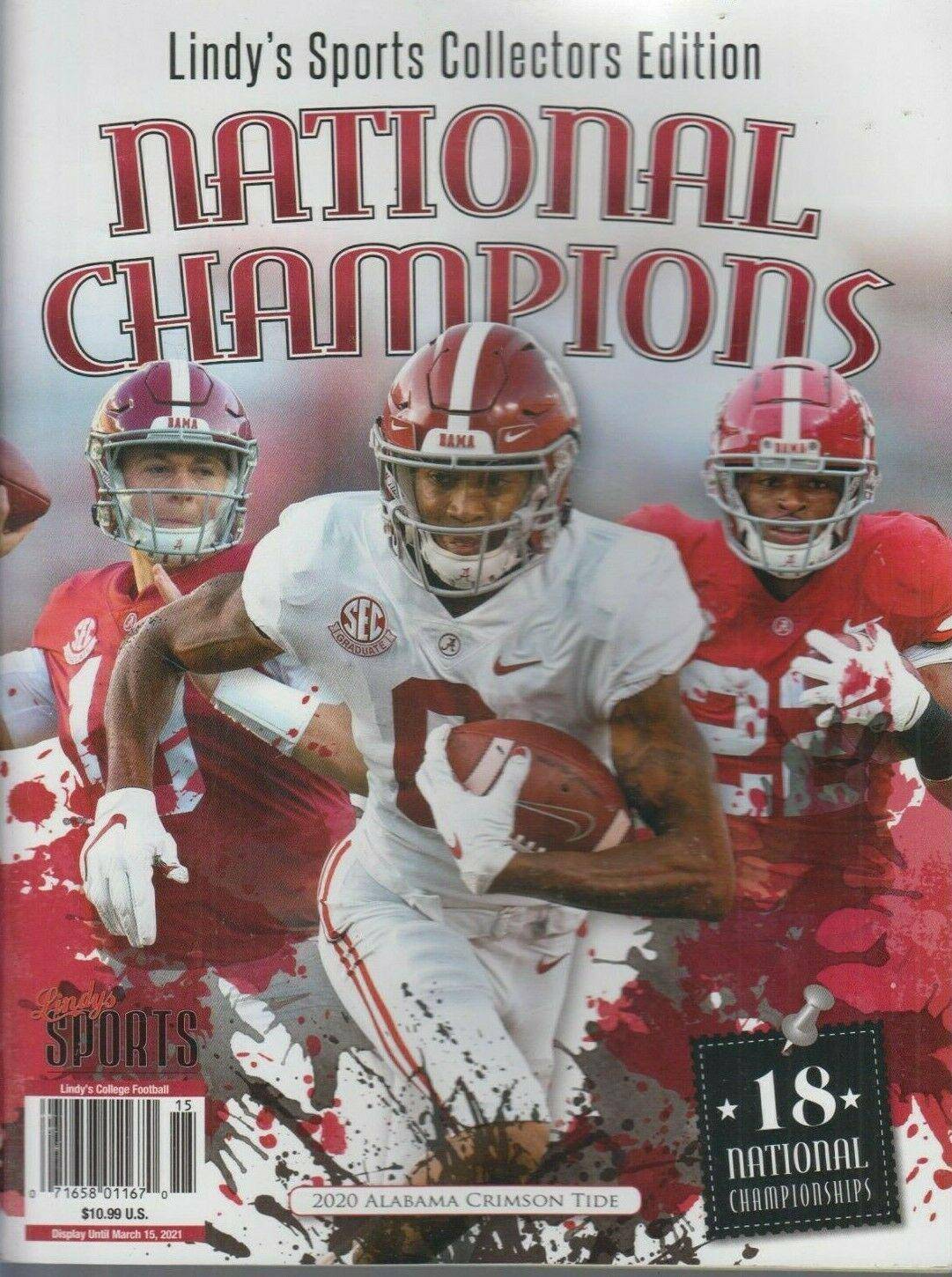 Lindys Sports National Champions 2020 Alabama Crimson Tide - SureShot Books Publishing LLC